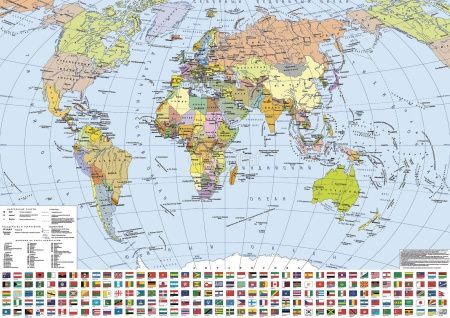 Современная политическая карта Art.30795