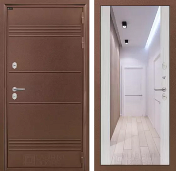 Входная дверь Термо Лайт с Зеркалом Макси