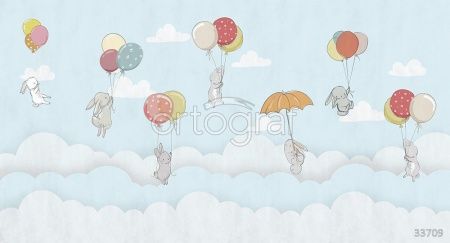 Зайки в облаках Art.33709