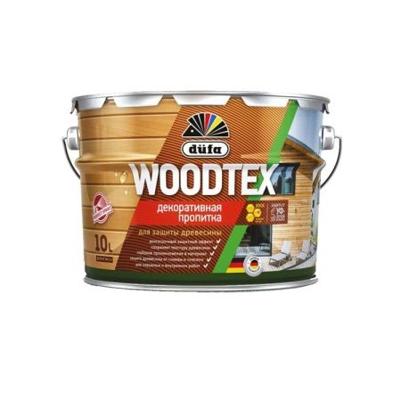 Dufa Woodtex Алкидная пропитка с твердым воском (Бесцветный), 10 л