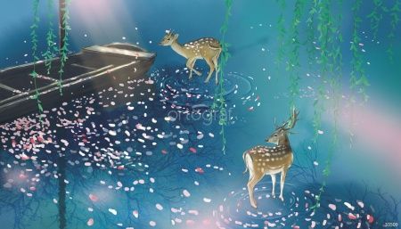 Ночное озеро Art.33509