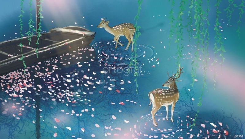 Ночное озеро Art.33509