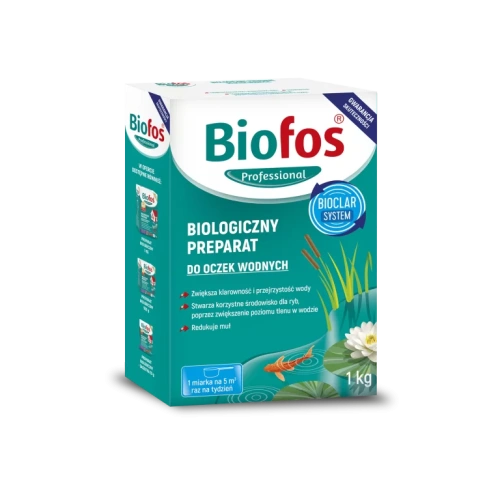 Biofos Professional Биологиеческий препарат для прудов 1 кг в коробке
