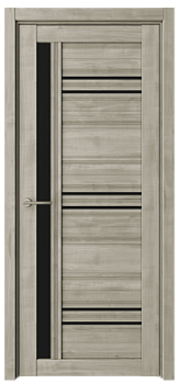 Дверь Невада ширина 80 см Софт Тач Стекло черное