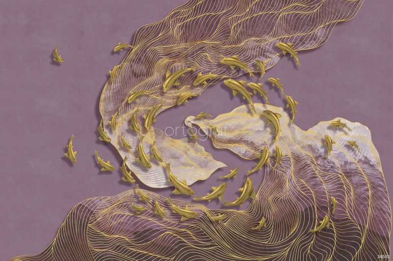 Фреска Подводное притяжение Art.34561