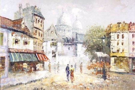 Фреска Парижская улица