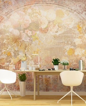 Графика Райский сад. Современной искусство. ag0314