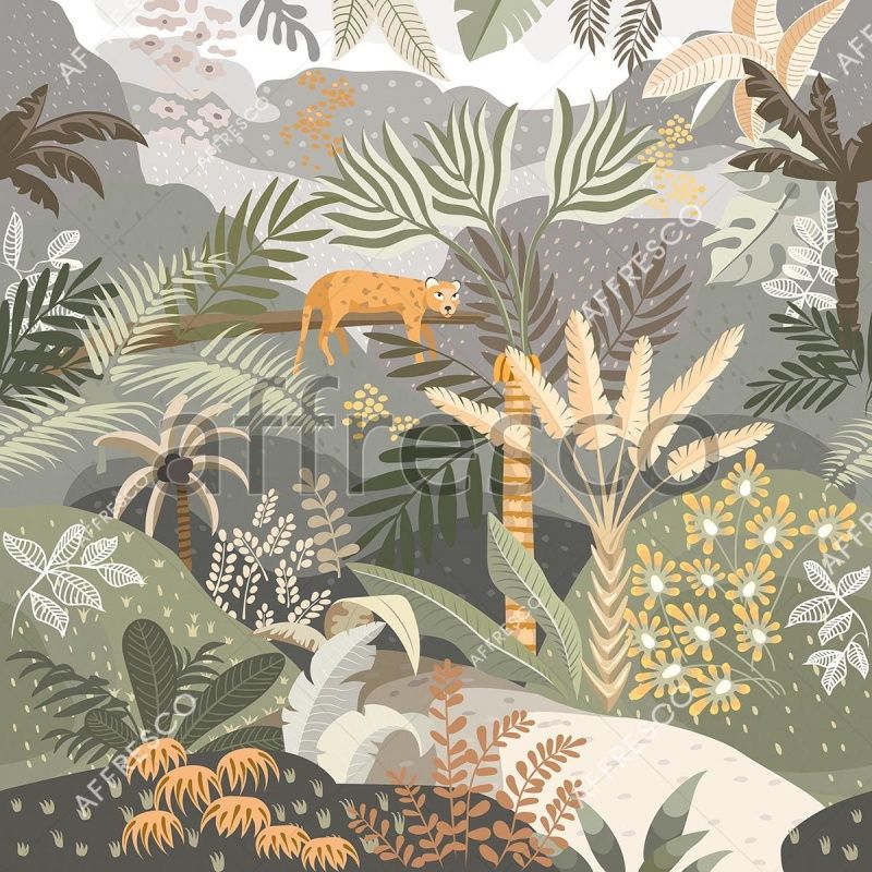 Леопард в джунглях, арт. ID139488