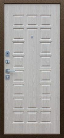 Стальная дверь Спартак «Беленный дуб» АСД