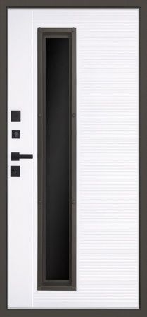 Стальная дверь «Barone» с окном АСД