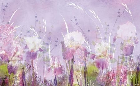 Ирисы и узоры Art.30574