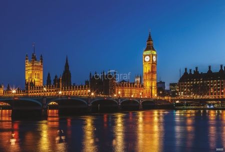 Ночной вид на Биг Бен Art.30035