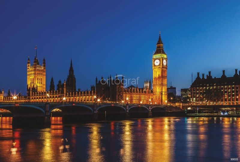 Ночной вид на Биг Бен Art.30035