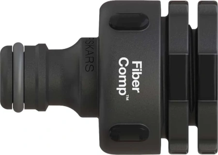 Штуцер для крана Fiskars FiberComp Multi, 1027056, черный