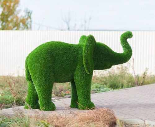 Топиар "Слоник на четырех лапах"