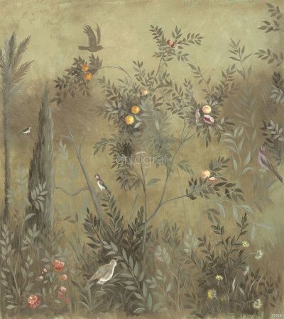 Фреска Полянка в тумане Art.33534