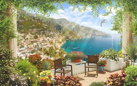 Фреска Современный Графический Дизайн 50038