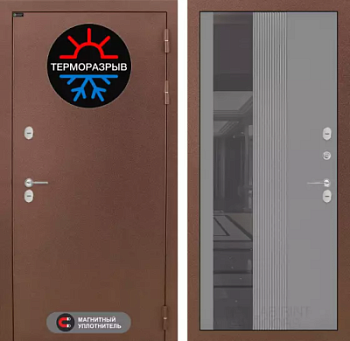 Входная дверь Термо Магнит с Зеркалом 32 тонированным