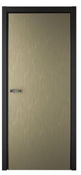 Дверь СТАТУС Л-1 ширина 80 см Эмаль ЛАВА ПГ кромка Черная