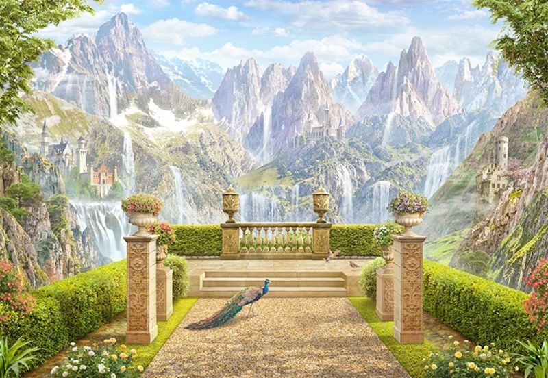 Фреска Современный Графический Дизайн 44302