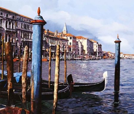 Фреска Живописный венецианский большой канал