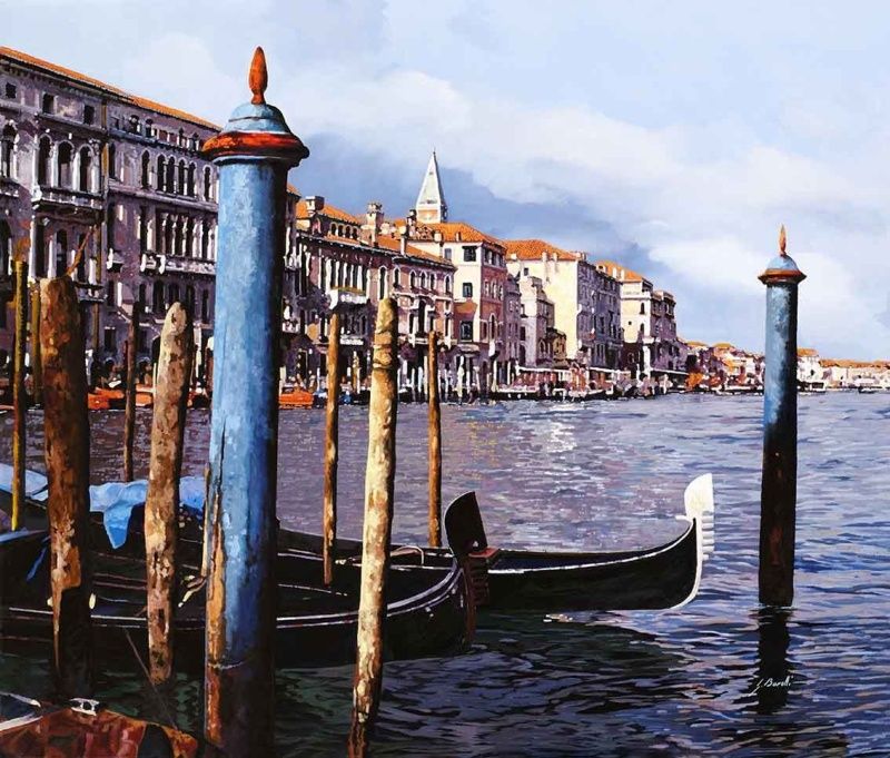 Фреска Живописный венецианский большой канал