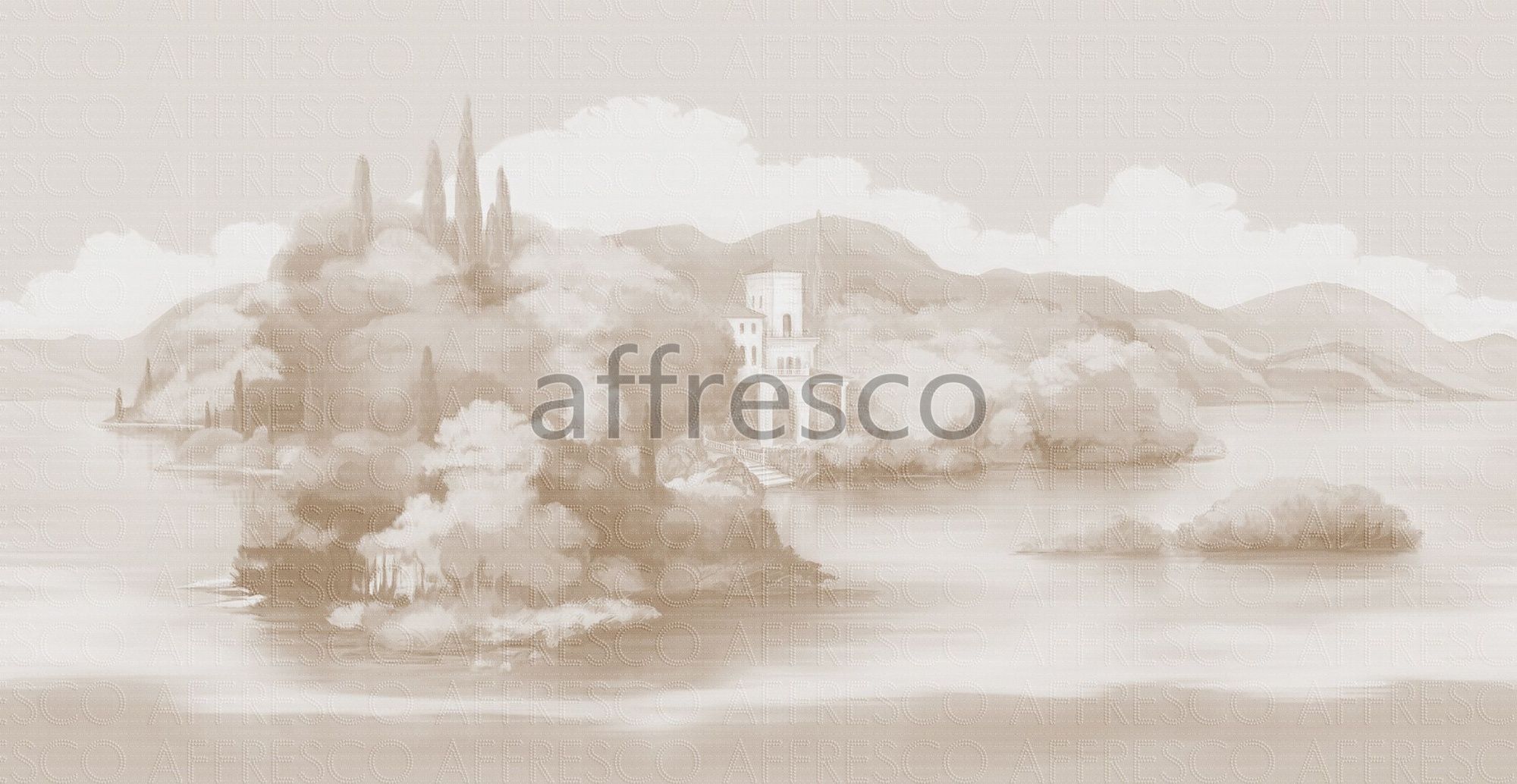 Фреска Невероятный остров, арт. ID139708