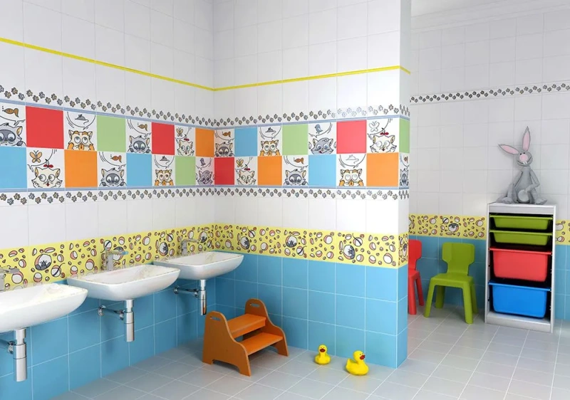 Декор Kerama Marazzi Кошки-Мышки 20х20