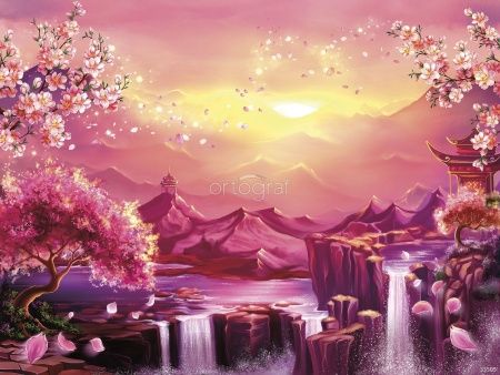 Закат в Японии Art.33505