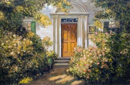 Фреска Заросшее крыльцо