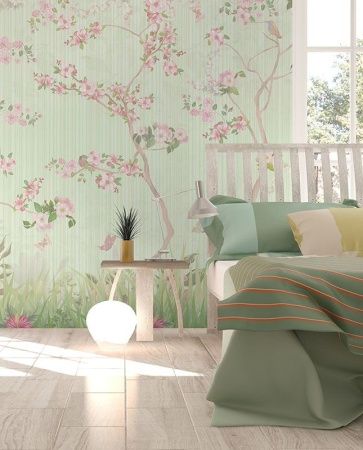 Графика Весенний сад. Современное искусство.  ag0010