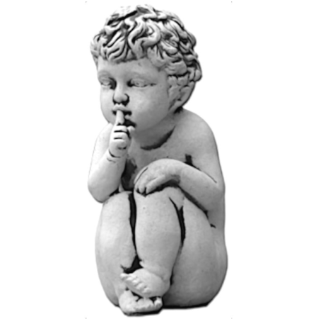 Скульптура "Ничего не скажу" S101027-01-03