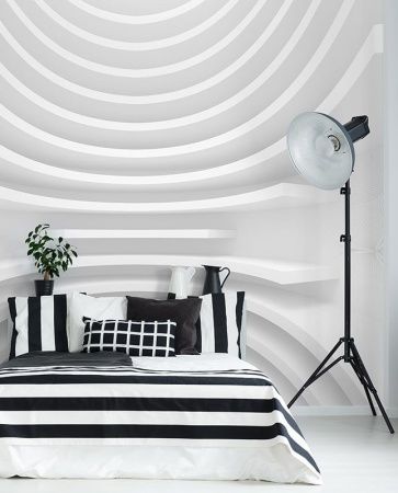 Графика Белая абстракция. Современное искусство. ag0210