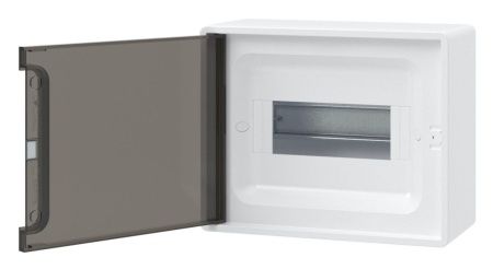 Шкаф настенный прозрачная дверь 8 модулей