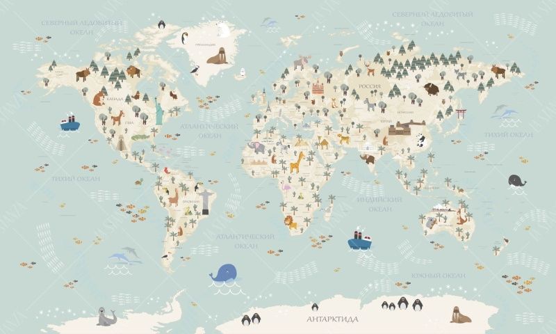 Фреска Детские фрески арт. 800551