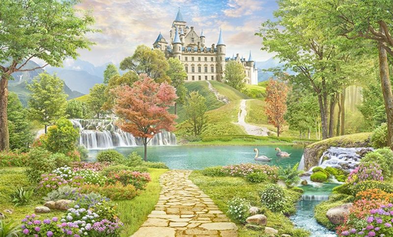 Фреска Современный Графический Дизайн 44300