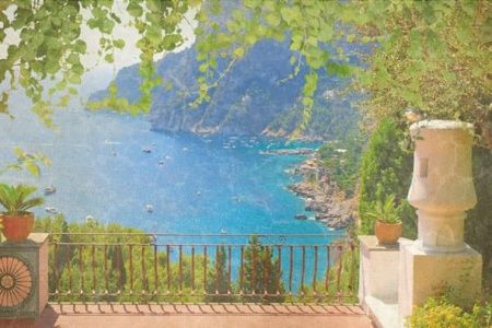 Фреска Старое фото залива