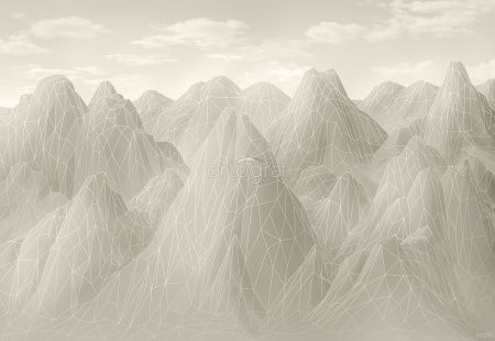 Серые линейные горы Art.34579