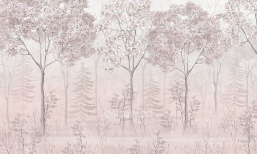 Фреска Пудровый лес