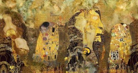 Фреска Арт-панно на тему Климта