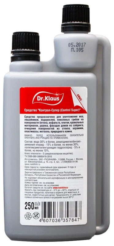 Концентрат от мха  250мл/10 Dr.Klaus Control