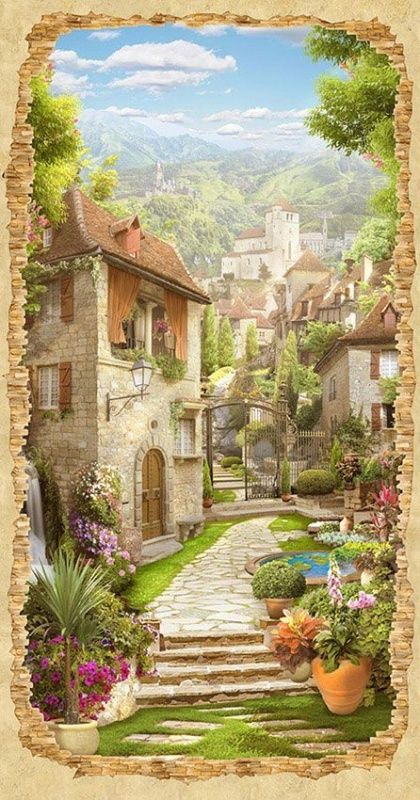 Фреска Пейзажи Прованс арт. a_936