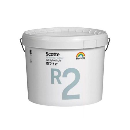 Краска латексная для стен и потолков Beckers Scotte R2, 4 л