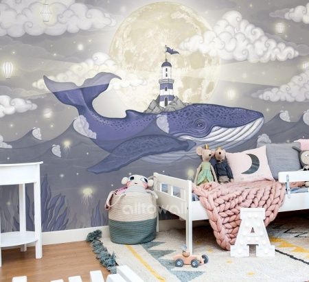 Кит в облаках