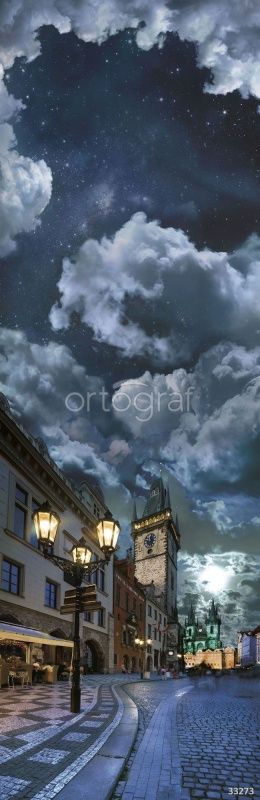 Фреска Ночная Прага Art.33273