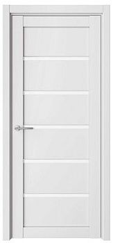 Дверь Вена ширина 40 см Винил Стекло белое