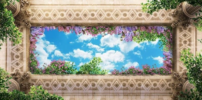 Фреска Орнаменты и потолки арт. m_113