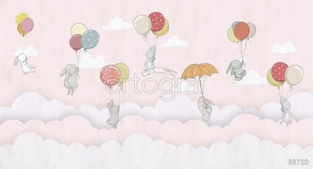 Зайки в облаках Art.33710