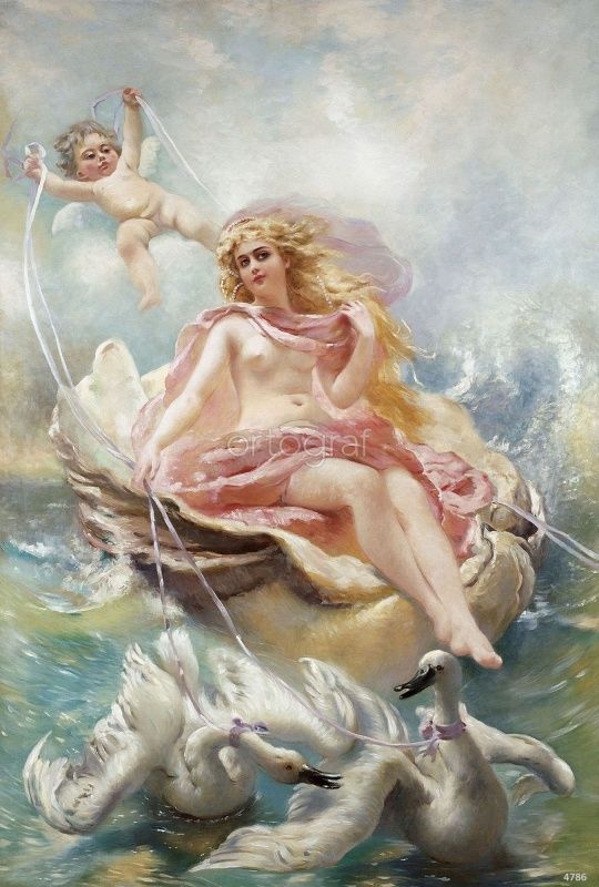 К.Е. Маковский "Богиня вод" Art.4786