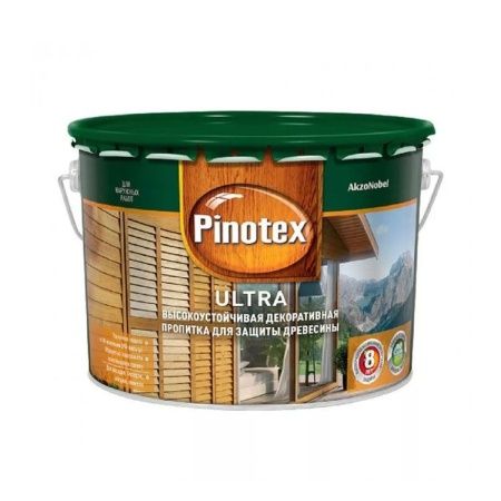 Пропитка Pinotex Ultra (Черный), 9 л